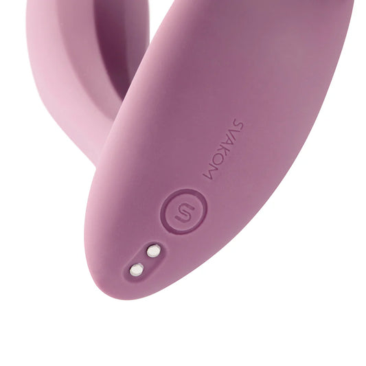ERICA - VIBRATEUR PORTABLE AVEC APPLICATION DE CONTRÔLE - rose-mauve - SVAKOM