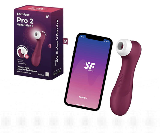 Satisfyer - Pro 2 Génération 3 avec application Rouge Vin