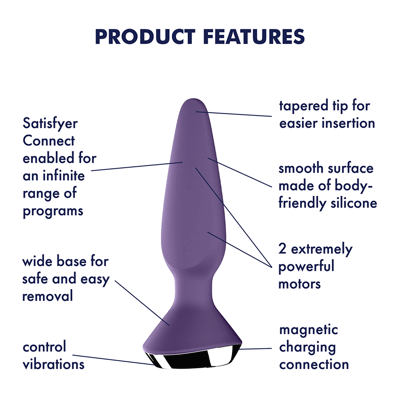 Satisfyer - Plug-ilicious 1 - Violet