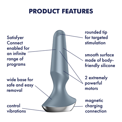 Satisfyer - Plug-ilicious 2 - Argent