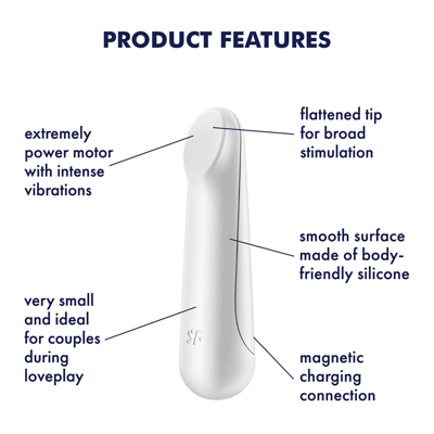 Satisfyer - Ultra Power Bullet 3 - Blanc