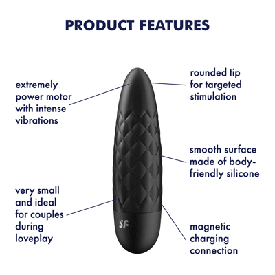 Satisfyer - Ultra Power Bullet 5 - Noir