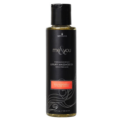 Sensuva - Moi et Vous - Huile de massage - Fruit de la passion sauvage et goyave des îles - 125 ml