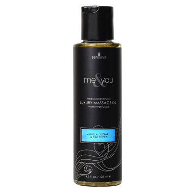 Sensuva - Moi et toi - Huile de massage - Vanille, sucre et pois de senteur - 125 ml