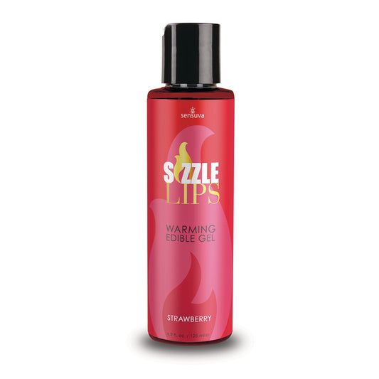 Sensuva - Sizzle Lips - Gel chauffant - Fraise - 125 ml