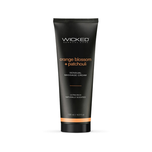 Crème de massage Wicked - Orange + Patchouli - 120 ml