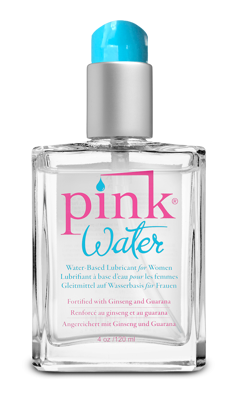 Pink Water - Lubrifiant à base d'eau - Flacon en verre de 120 ml