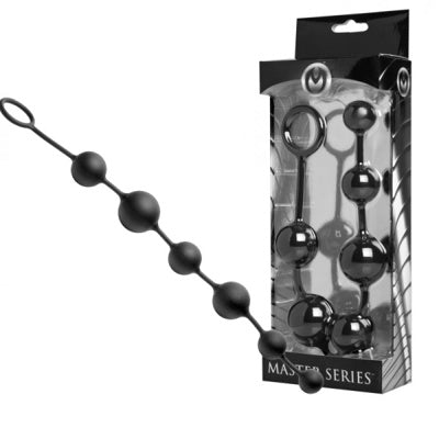 Série Master - Serpent - 6 perles de plaisir en silicone