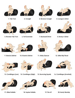 Série Master - Canapé d'amour bondage - Noir