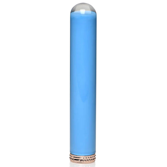 Prismes - Vibra-Glass 10X Mini Vibe - Bleu