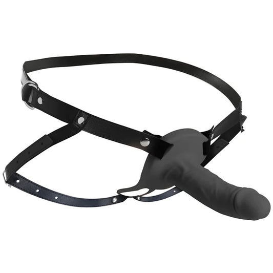 Size Matters - Gaine pénienne vibrante réaliste de 5 cm avec télécommande - Noir