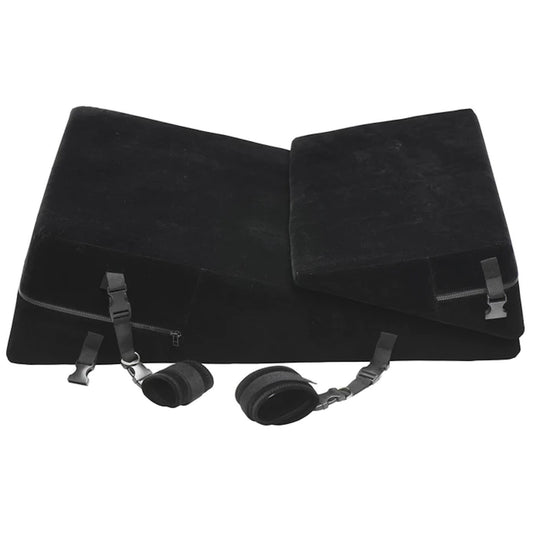 Délices en chambre - Ensemble de coussins bondage - Noir