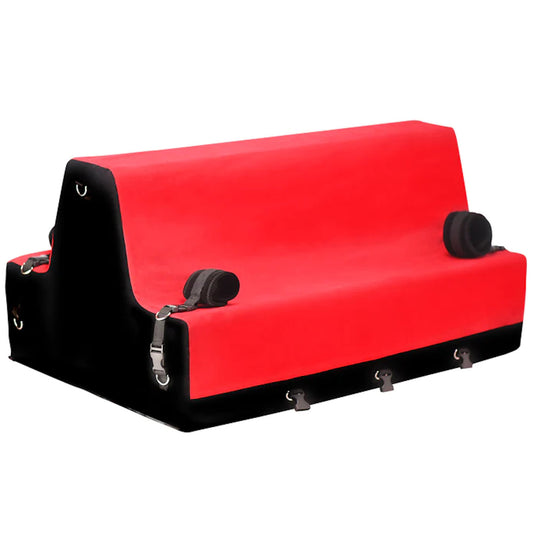 Plaisirs conjugaux - Banc de bondage pour amoureux - Rouge