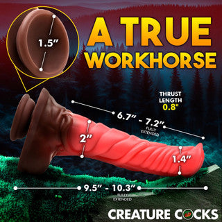 Creature Cock - Deluxe Centaur Thrusting & Vibrating Dildo