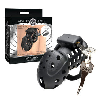 Master Series - Lock Down Chastity Cage