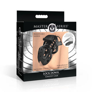Master Series - Lock Down Chastity Cage