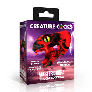Creature Cock - Master Cobra Cock Ring - Rouge