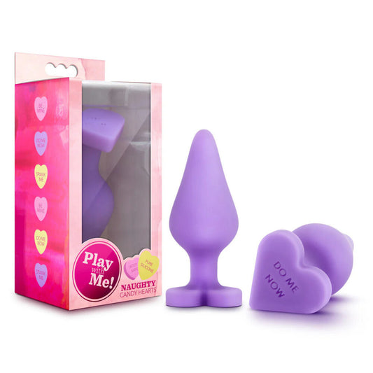 Cœurs de bonbons coquins - Fais-moi plaisir maintenant - Violet