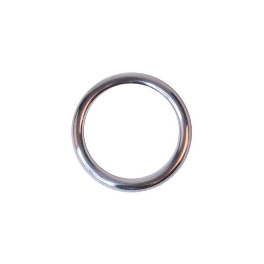 Bague Spartacus sans soudure en acier inoxydable 1,5'' - Argent