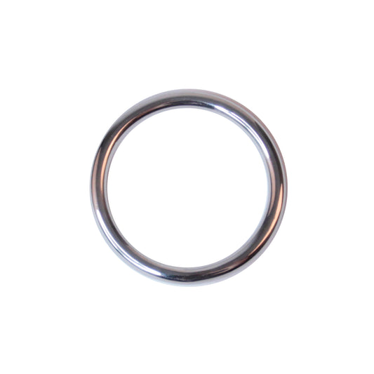 Bague Spartacus sans soudure en acier inoxydable 4,4 cm (1,75 po) - Argent