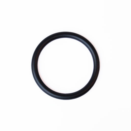 Bague Spartacus sans soudure en acier inoxydable 4,4 cm (1,75 po) - Noire