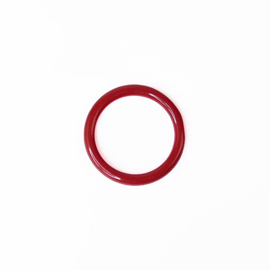 Spartacus - Anneau en C sans soudure en acier inoxydable 1,25'' - Rouge