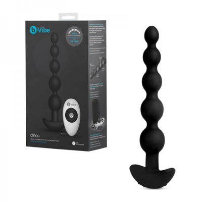 B-Vibe - Perles anales Cinco - Noires