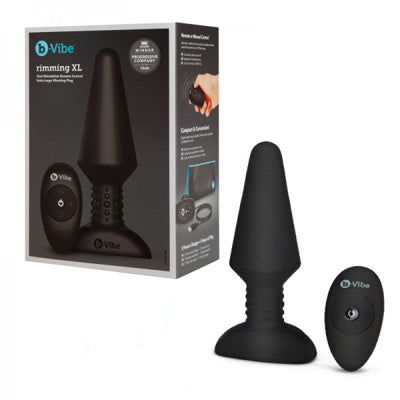 B-Vibe - Bouchon de rimming XL - Noir
