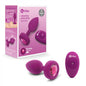 B-Vibe - Plug vibrant bijou - S/M - Rubis rose