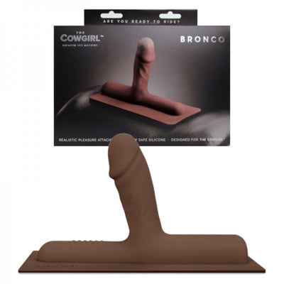 La Cowgirl - Accessoire de plaisir réaliste Bronco - Chocolat