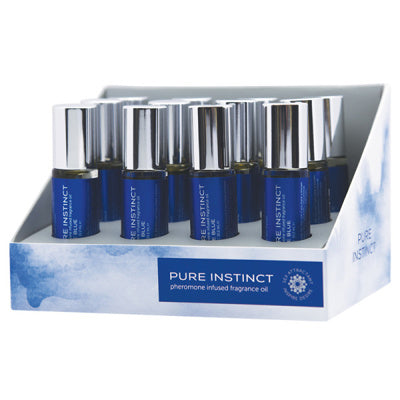 Pure Instinct - True Blue Unisexe - Roll-on - Présentoir de 12
