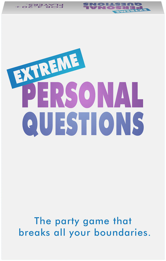 KG - Questions personnelles extrêmes - Anglais