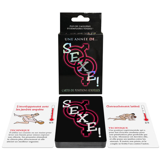 KG - Une Année de Sexe! Jeu de Cartes - Français