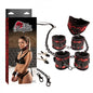 Kit de soumission Miss Morgane - Rouge et noir