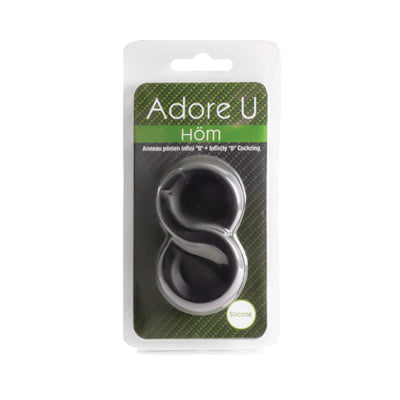 Adore U Höm - Anneau pénien Infinity 8 - Noir