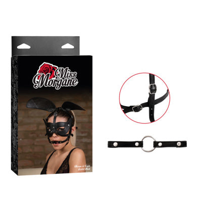 Mademoiselle Morgane - Masque de lapin - Noir