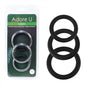 Adore U Höm - Ensemble d'anneaux péniens moyens - Noir