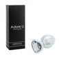 Luxe Anal - Plug anal en forme de cœur - Transparent - Moyen