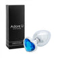 Luxe Anal - Plug anal en forme de cœur - Bleu - Grande