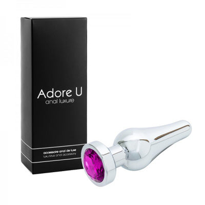 Anal Luxure - Plug anal en aluminium - Violet - Grande taille *Vente finale*