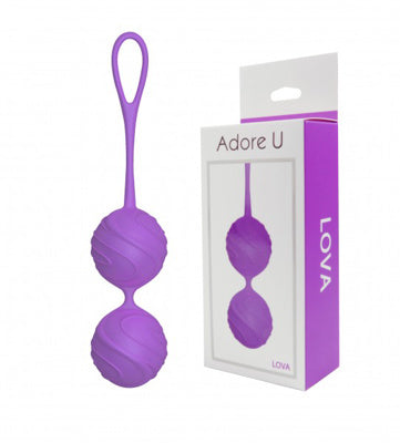 Adore U - Boules chinoises Lova - Violettes