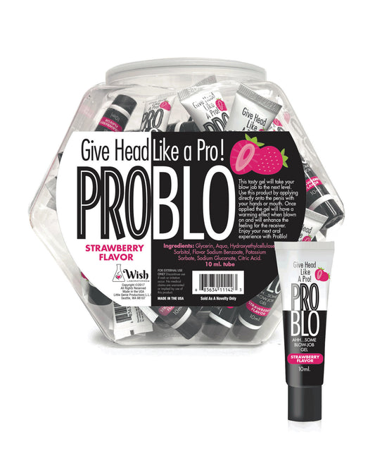 LG - ProBlo Gel plaisir saveur fraise - Présentoir 65