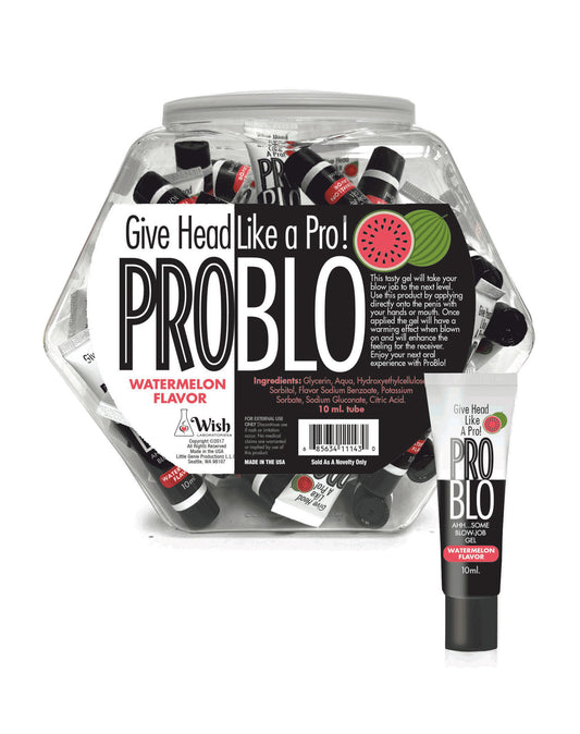 LG - Gel plaisir ProBlo saveur pastèque - Présentoir 65