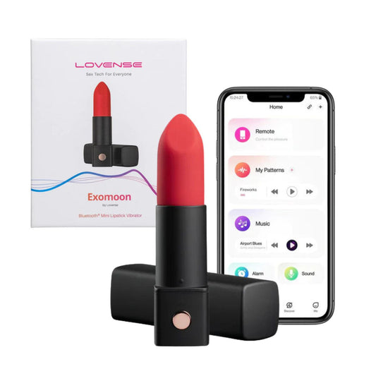 Lovense - Exomoon Mini Vibrateur Rouge à Lèvres