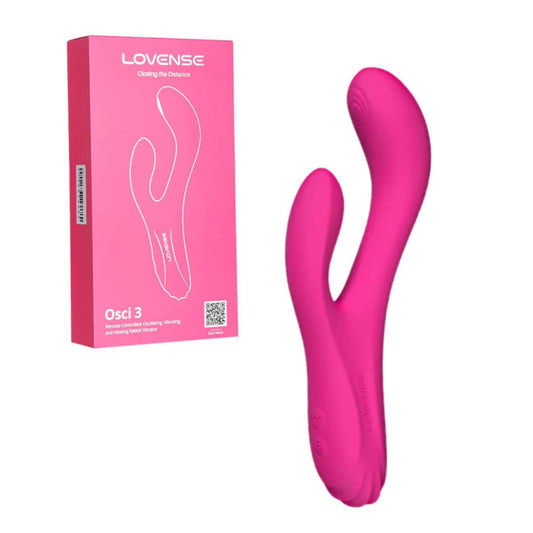 Lovense - Osci 3 Vibrateur Lapin Chauffant - Rose