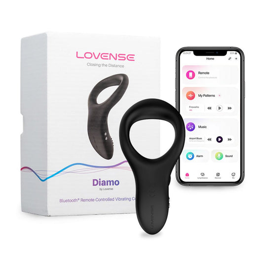 Lovense - Anneau vibrant pour pénis Diamo - Noir