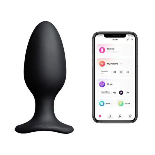 Lovense - Hush 2 Plug anal télécommandé - Noir - Grande taille