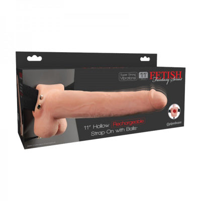 Fétiche Fétiche - Strap-on creux rechargeable de 28 cm - Chair