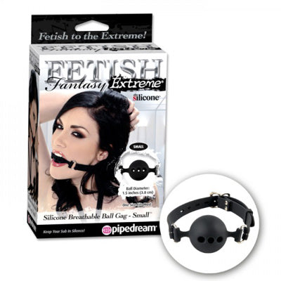 Bâillon en silicone respirant - Petit