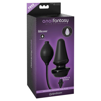 plug anal gonflable en silicone